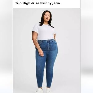 NEW WITH TAGS TORRID TRIO SKINNY FIT HIGH RISE DARK WASH PLUS SIZE 22 24 26